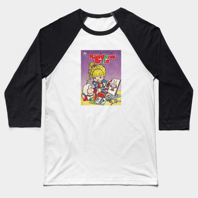 80s Rainbow Brite Studying Baseball T-Shirt by Tangan Pengharapan